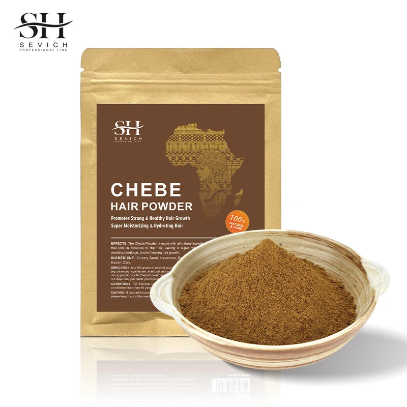 KIMLUD, Sevich Hot sale 100g Chebe Powder From Chad 100% Natural Hair Regrowth 2 Month Super Fast Hair Growth Treatment Get Rid of Wigs, chebe power / CHINA, KIMLUD APPAREL - Womens Clothes