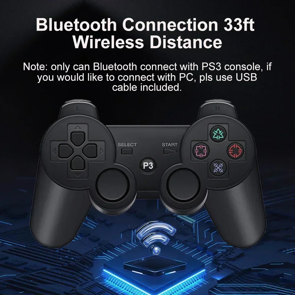 For SONY PS3 Controller Support Bluetooth Wireless Gamepad for Play Station 3 Joystick Console for PS3 Controle For PC - KIMLUD