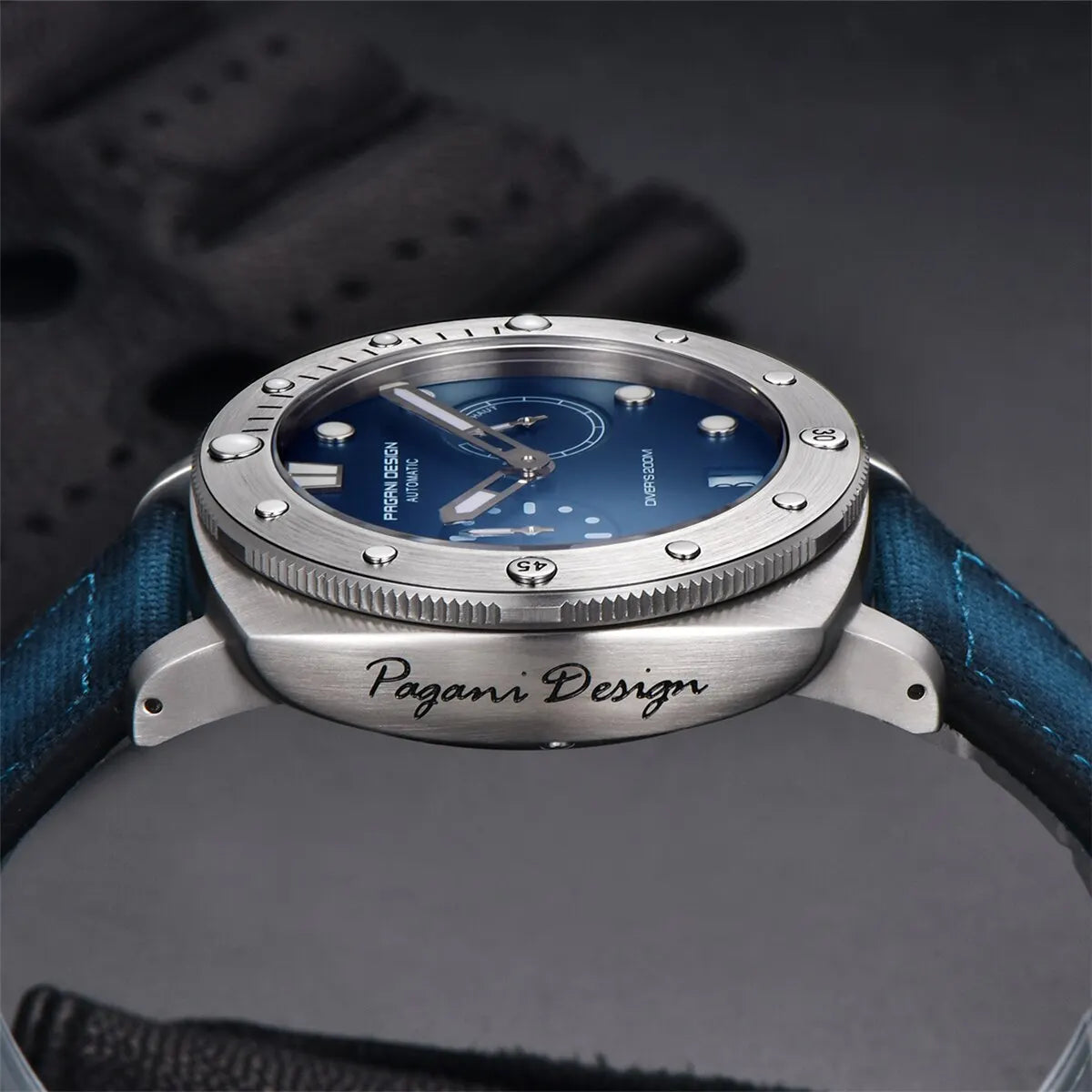 PAGANI Design New Men Automatic Mechanical Watches Diver Watch For Top Brand Luxury 200M Waterproof AR Sapphire Watch for Men