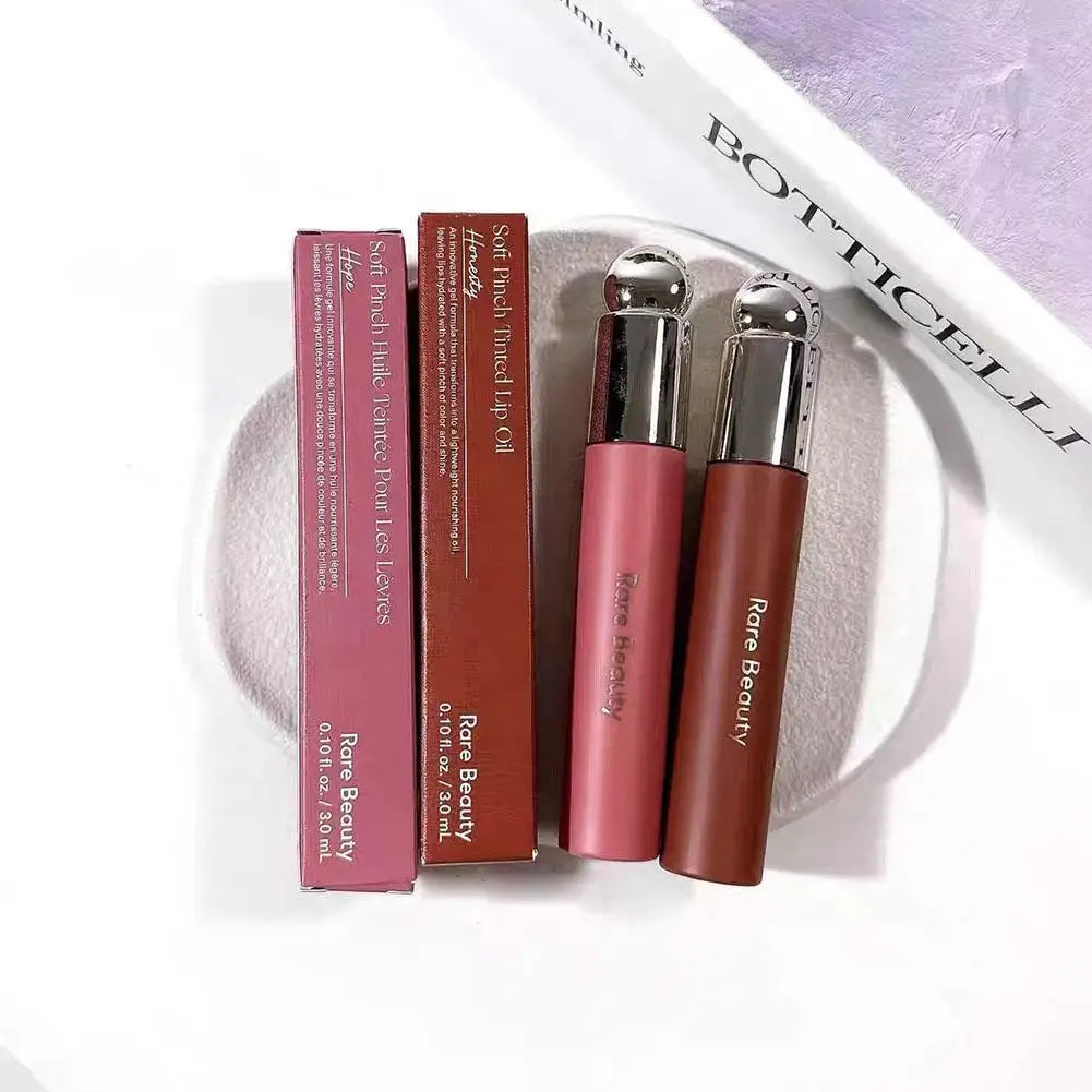 Rare Beauty Soft Pinch Tinted Lip Oil Liquid Lipstick Moisturizing Long-lasting Water-locking Liquid Blush Dual-use Lip Glaze - KIMLUD