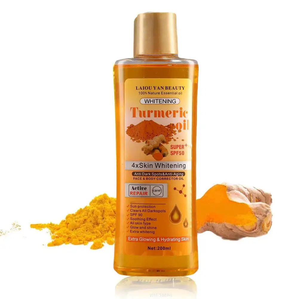 Turmeric Essential Oil For Face & Body Moisturizing Hydrating Natural Essential Oil Face Care Smoothing Skin Care 200ml