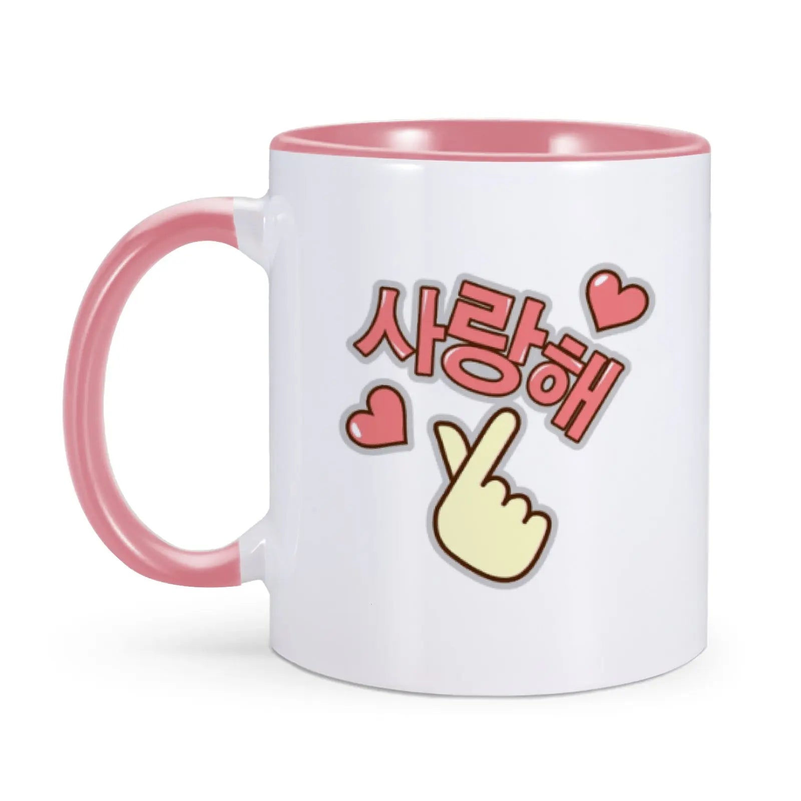 KIMLUD, Korean I Love You Mug Funny Coffee Mugs for K-Drama Addict Him Her 11oz Ceramics Cup Valentines Day Gifts Ideas Home Milk Cups, KIMLUD Womens Clothes