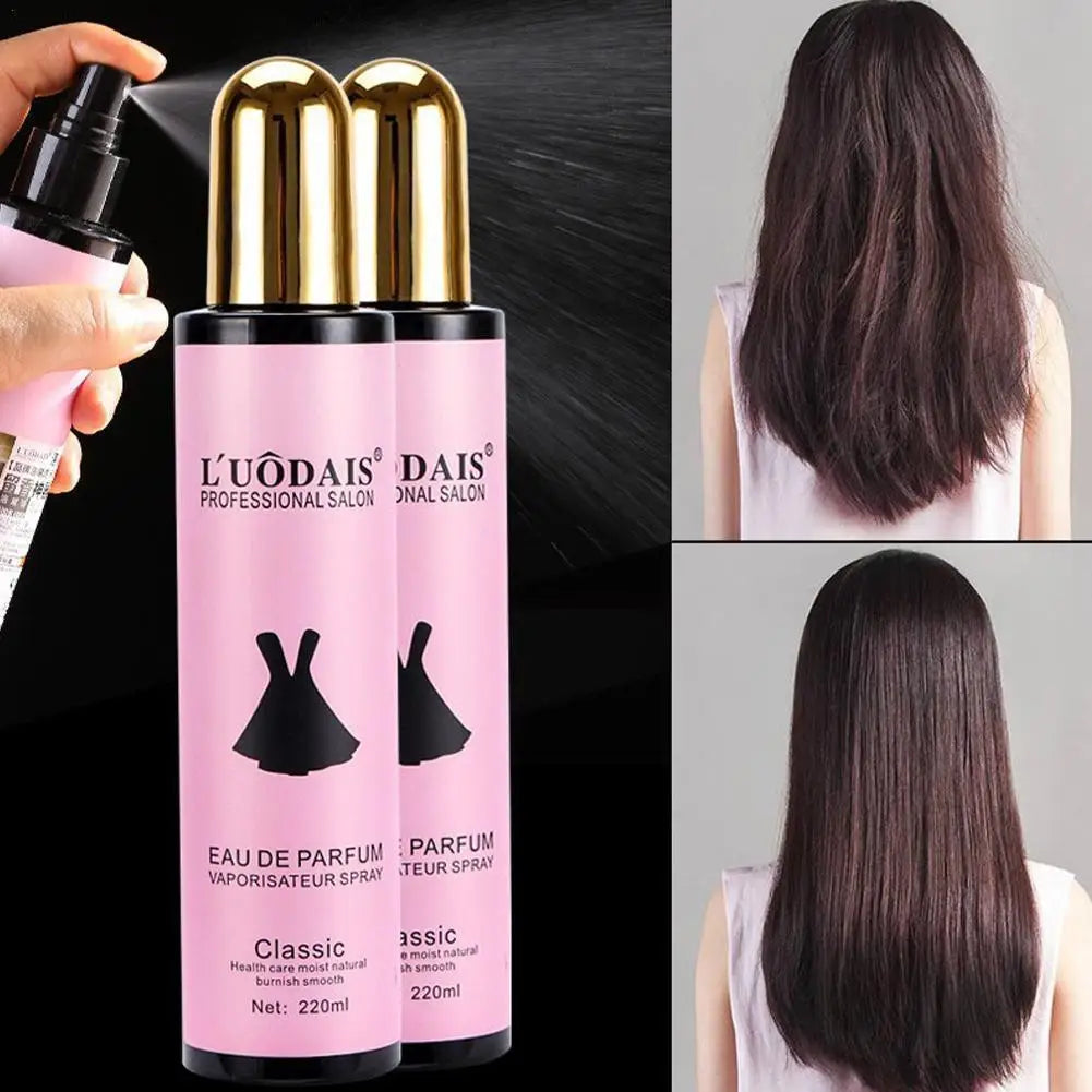 220ml Golden Lure Feromone Hair Spray Hair Care Leave-in Hair Hair Lasting Spray Perfume Dry Fragrance Improve Long Frizzy T9G8 - KIMLUD