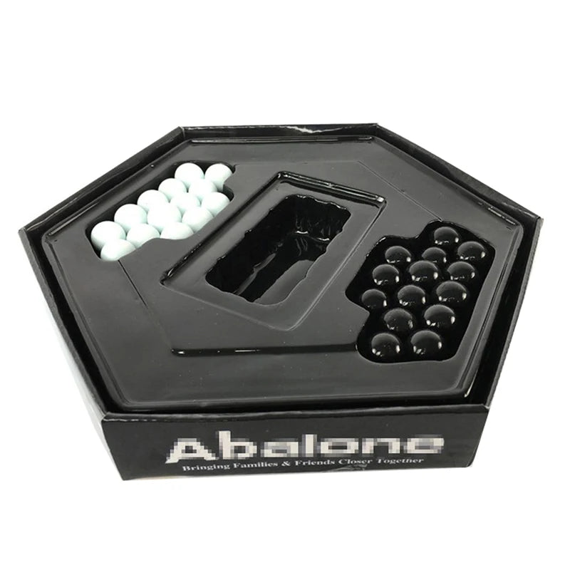 Abalone Table Games Portable Chess Set Family Board Game For Children Kids - KIMLUD