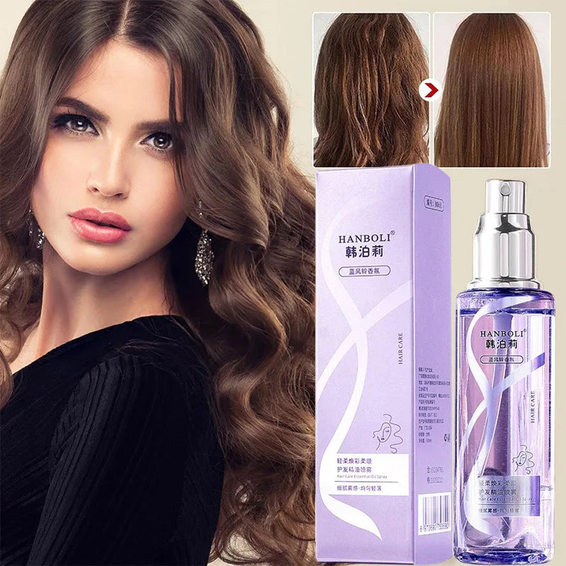 100ml Premium Harmless New Hair Oil Spray For Women Fragrant Fluffy Hair Anti-frizz Smooth Deeply Moisturizing Hair Sheen Spray