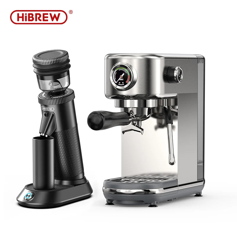 HiBREW 20Bar Semi Automatic Espresso Coffee Machine Temperature Adjustable Cold/Hot Super Slim Coffee Maker Cappuccino H10B