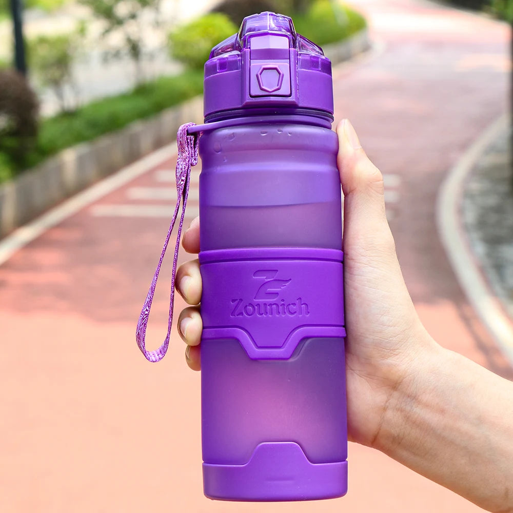 KIMLUD, 1000ML Water Bottles Protein Shaker Large Capacity Portable Plastic Sport Drinking Bottle Tritan BPA Free With Filter Screen, Dark Purple / 400ml, KIMLUD APPAREL - Womens Clothes