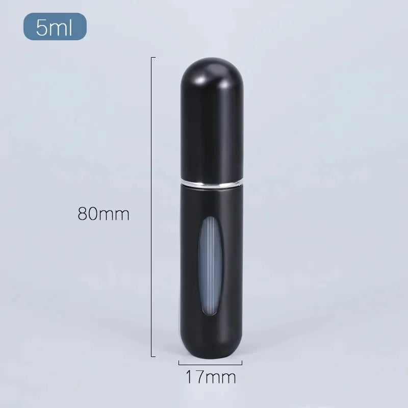 5/10ml Perfume Bottle Portable Refillable Perfume Bottle with Spray Cosmetic Containers Atomizer Mini Aluminum Spray Travel - KIMLUD