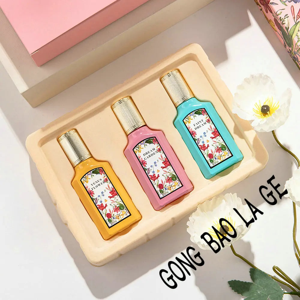 Brand 75ml Women Perfume Gift Box 3PCS Set Pheromone Perfumes De Mujer Originales Floral Scent духи женские стойкие Workdating - KIMLUD