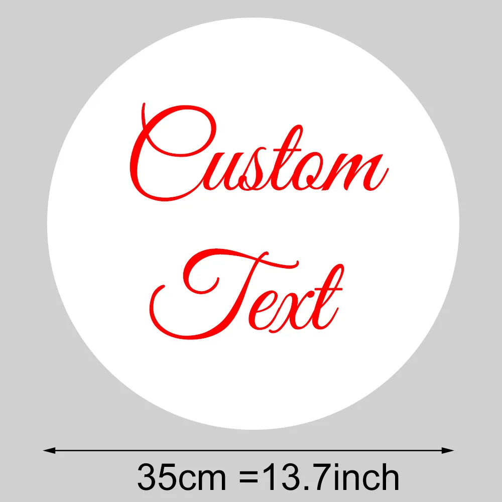 Round Custom Welcome Sign Board 35x35cm Personalized Welcome Baby Shower Sign for Birthday Decoration Baby Shower Party Decor