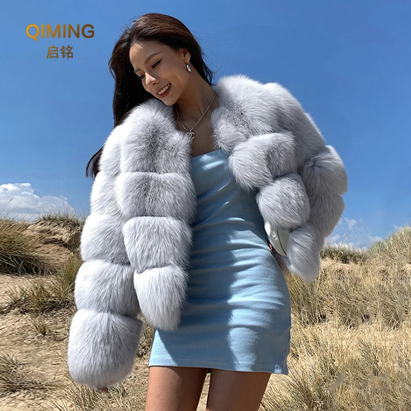 Winter Faux Fur Coat Jacket Luxury Coat Women Imitation Fur Jacket Thick Warm Ladies Fur Jackets Fashion Fuzzy Plush Coats