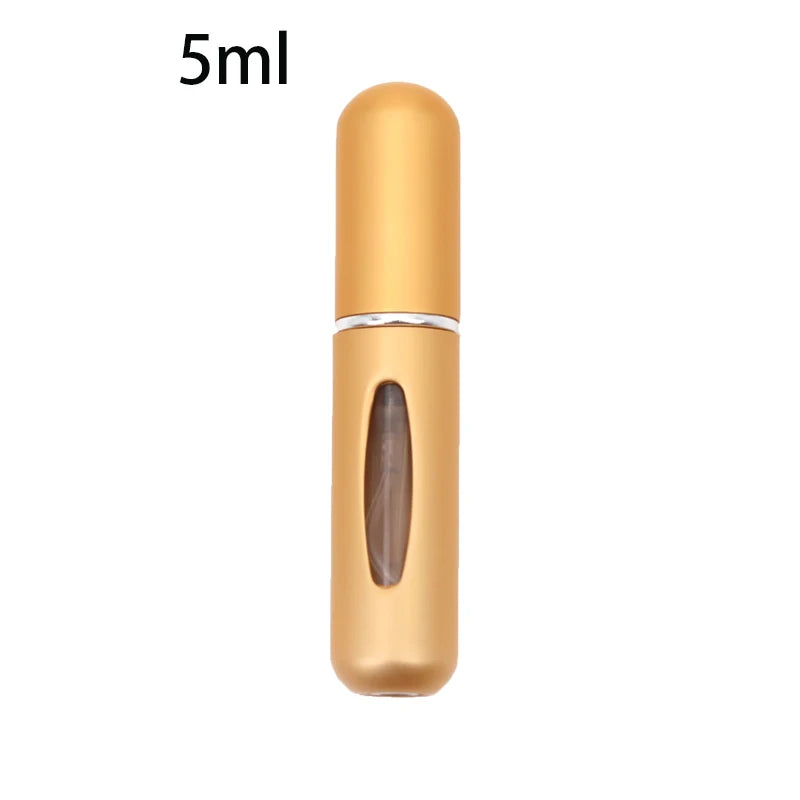 Refillable Mini Perfume Bottle Portable Cosmetic Bottle Spray Bottle Atomizer Spray Container Travel Refillable Bottles 8ml /5ml - KIMLUD