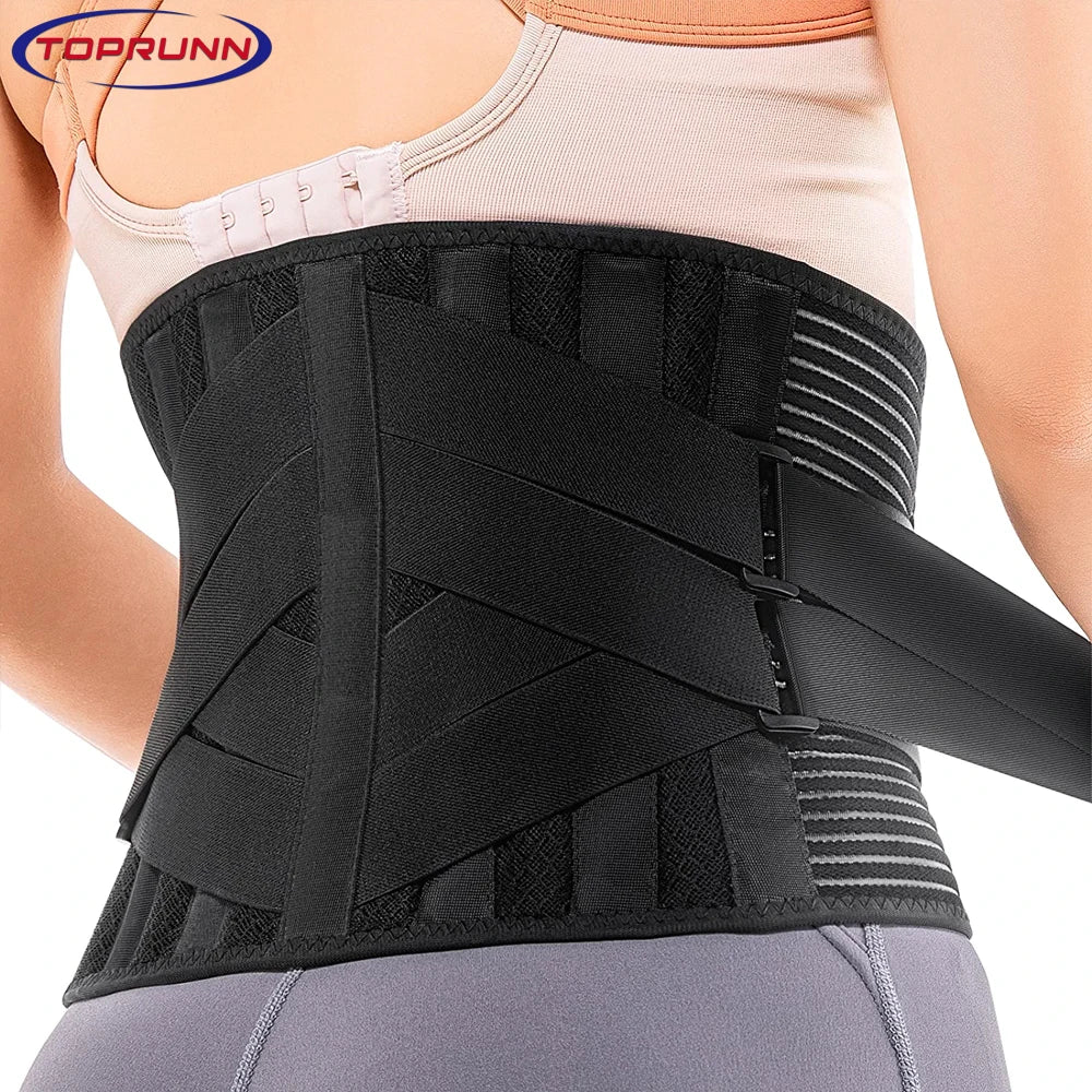 KIMLUD, Back Brace for Lower Back Pain Women Men with Removable Lumbar Pad,Lumbar Support Belt for Heavy Lifting Work,Back Support Belt, KIMLUD Womens Clothes