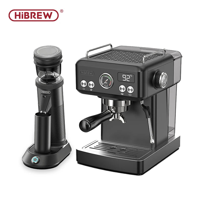 HiBREW G5 48mm Conical Burr Electric Coffee Grinder Compact Portable Coffee Bean Mill Kitchen for Espresso Turkish Coffee