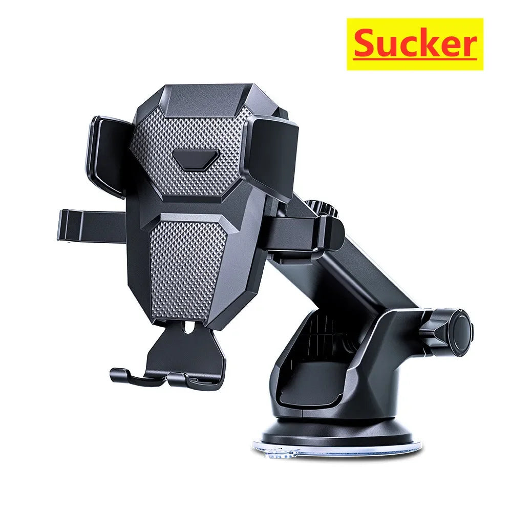 KIMLUD, 2024 NEW Universal Sucker Car Phone Holder 360° Windshield Car Dashboard Mobile Cell Support Bracket for iPhone Samsung Xiaomi, With Sucker, KIMLUD Womens Clothes