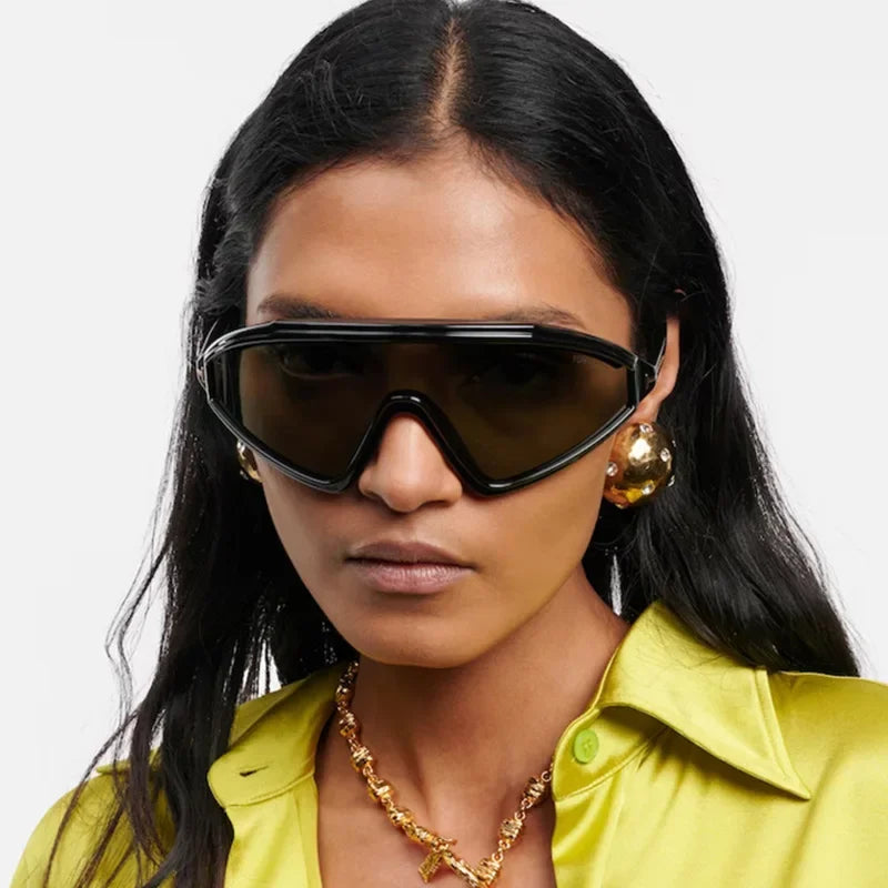 ONEVAN Vintage Luxury Designer Sunglasses Men 2024 INS Triangle Glasses Men/Women Brand Sun Glasses Women Gafas De Sol Hombre