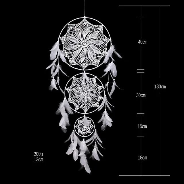 dream catcher/catchers hanging/diy decoration nordic decoration home girls room/nursery/kids decor dreamcatcher children room