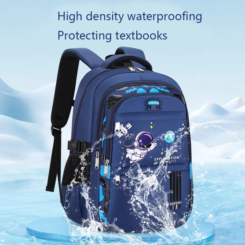 Kids Backpack Children School Bags for Boys Astronaut School Backpack Waterproof Primary Book Bag Mochila Infantil