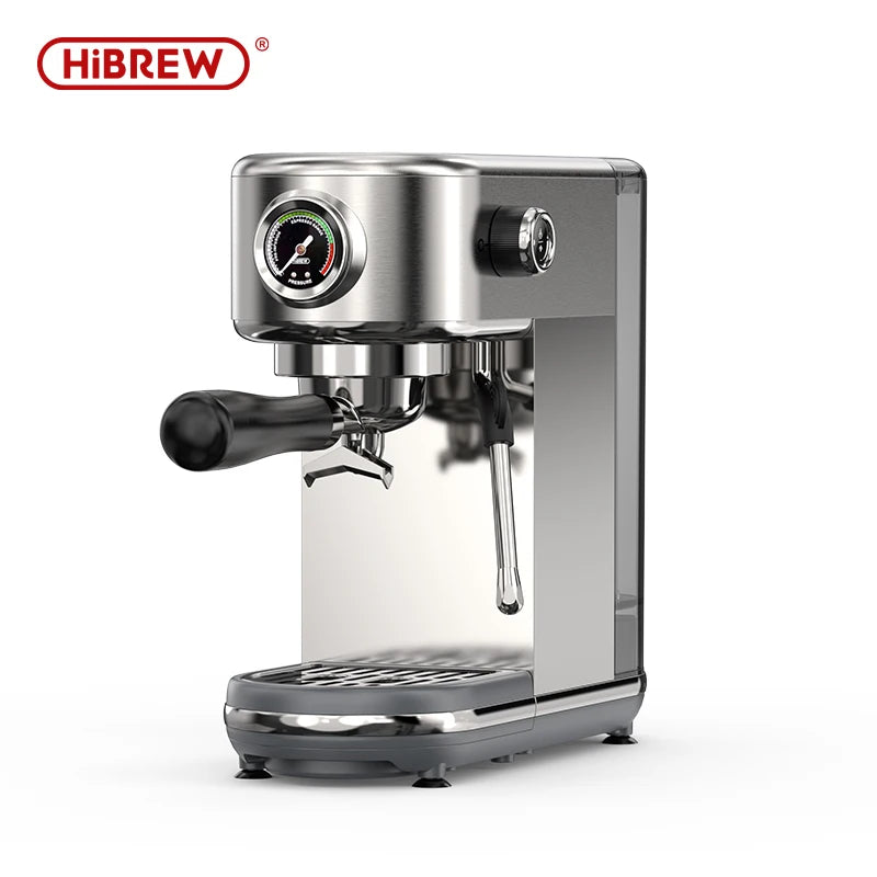 HiBREW 20Bar Semi Automatic Espresso Coffee Machine Temperature Adjustable Cold/Hot Super Slim Coffee Maker Cappuccino H10B