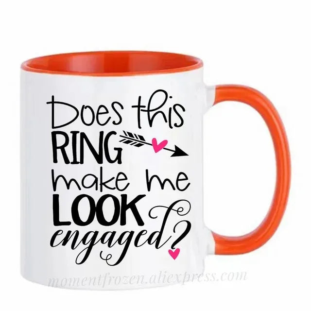 Engagement Cups Wedding Coffee Mugs Caffeine Cocoa Tea Mugen Bride Bridegroom Gifts Tableware Coffeeware Teaware Beer Drinkware