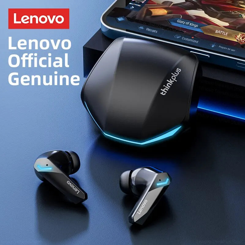 Lenovo GM2 Pro Bluetooth 5.3 Earphones Sports Headset Wireless In-Ear Gaming Low Latency Dual Mode Music Headphones New - KIMLUD