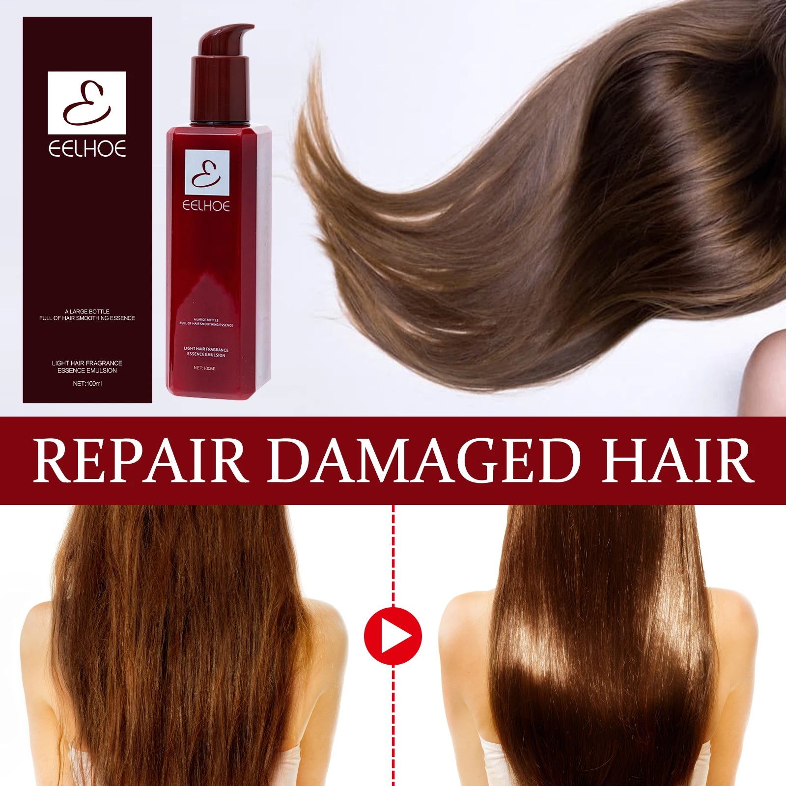 Hair Care Essence Hair Repair Moisturizing Fluffy Hair Leave-in Hair Care Essence