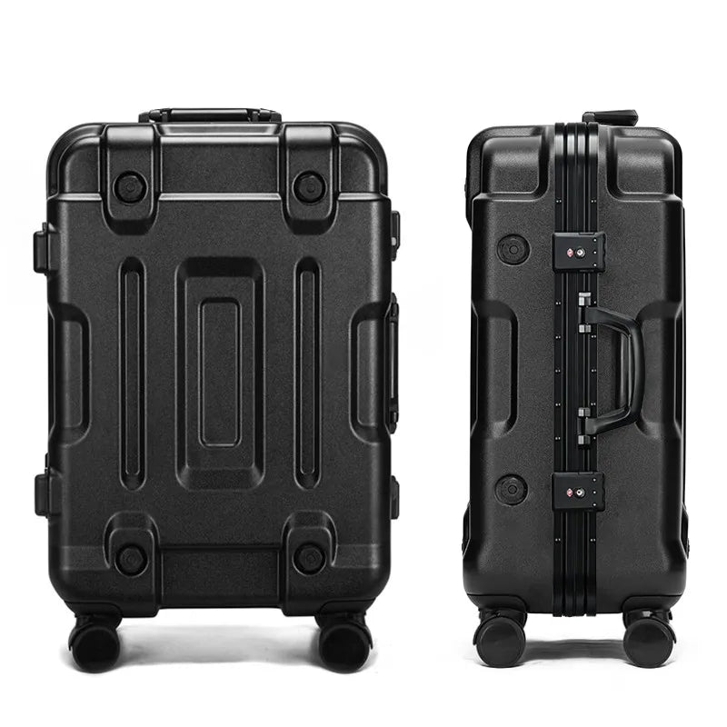 Trolley suitcase for boys with large capacity strong thick durable 20/24/28 inch travel luggage silent shockproof boarding case