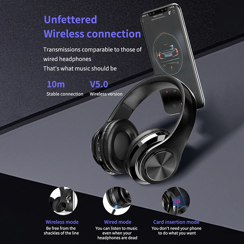 KIMLUD, Head-mounted B39 Wireless Bluetooth Headphones With Mic Noise Cancelling Headsets Stereo Sound Earphones Sport Gaming Headphones, KIMLUD Womens Clothes