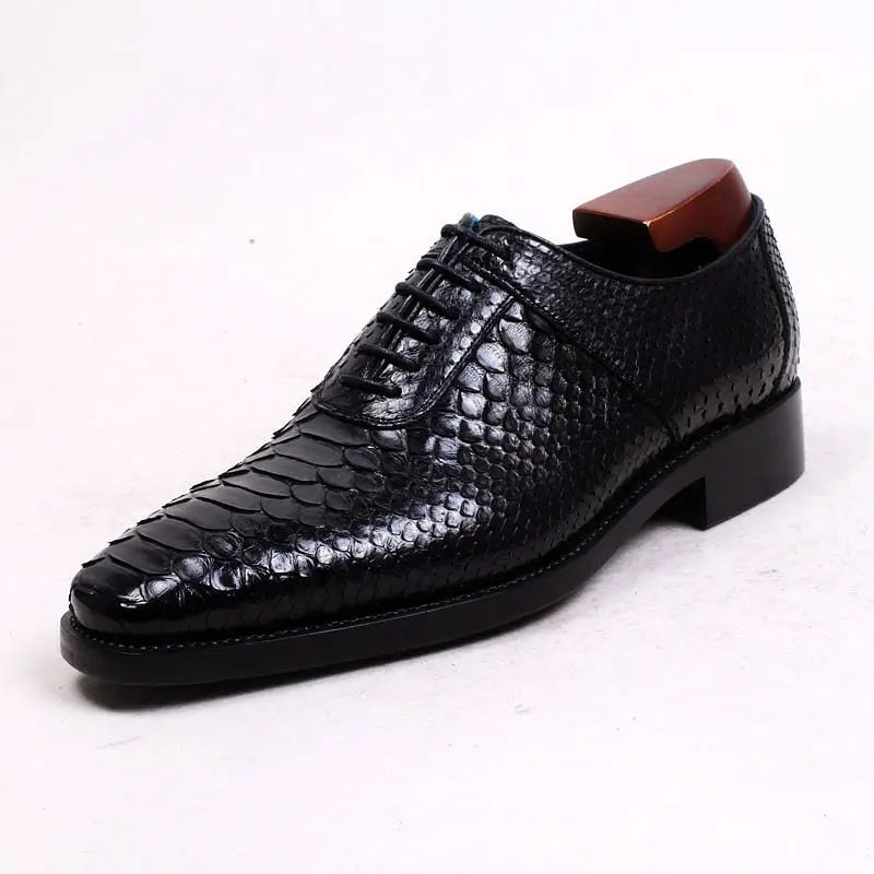 cie Handmade Goodyear Welted Python Leather Men Shoe Breathable Leather Bottom Outsole