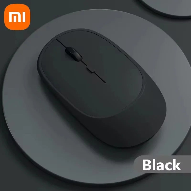 KIMLUD, Xiaomi Wireless Mouse Bluetooth-compatible 2.4G Silent Mice Adjustable DPI Ergonomic Design USB Rechargeable Gaming Office Mouse, Black, KIMLUD APPAREL - Womens Clothes