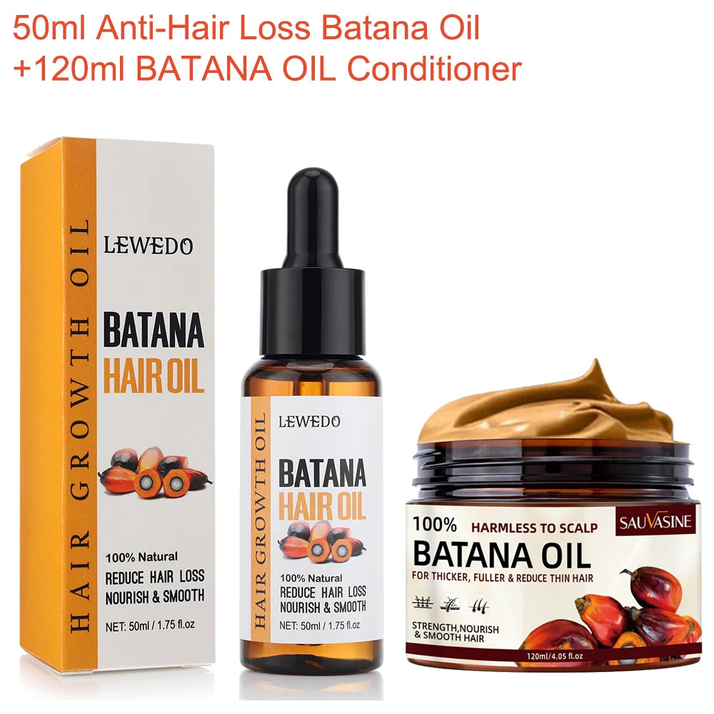 Anti-Hair Loss Batana Oil Natural Hair Conditioner Repair Damaged Strengthen Roots Anti-Breakage Hair Treatment Essential Oil