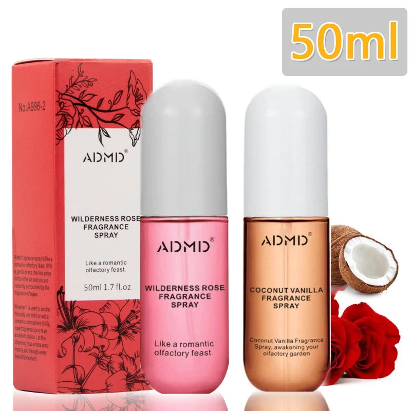 50ml Vanilla Skins Body Perfume Spray Long-Lasting Non-Irritating Body Mist Fragrance Men's Women Whole Body Portable Perfume - KIMLUD