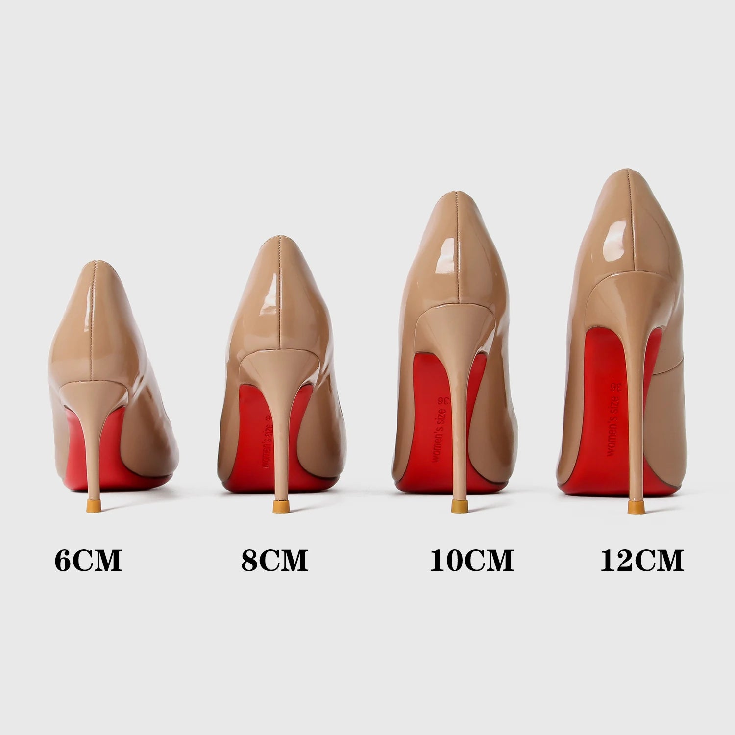 Shoes Woman 2024 Trend Luxury Shoes For Women Brand Pumps Red Shiny Bottom Pointed Toe High Heels Party Elegant Ladies Shoe 2025 - KIMLUD