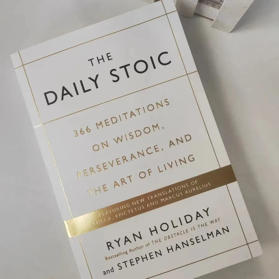 The Daily Stoic by Ryan Holiday 366 Meditations on Wisdom Perseverance and the Art of Living Book Libros - KIMLUD