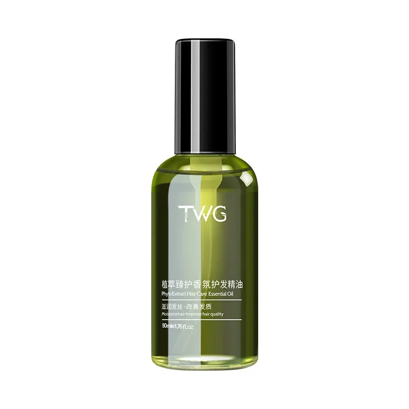 TWG Hair Care Essential Oil Improves Hair Quality Anti-frizz Lasting Smooth Fragrance Wash-free Hair Care Essential Oil 50/100ML