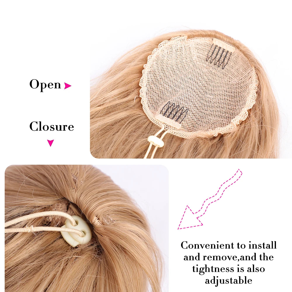 KIMLUD, AISI BEAUTY Synthetic Ponytail Extensions for Women Long Wavy Fluffy Synthetic Ponytail Hairpiece Natural Soft Daily Use, KIMLUD Womens Clothes