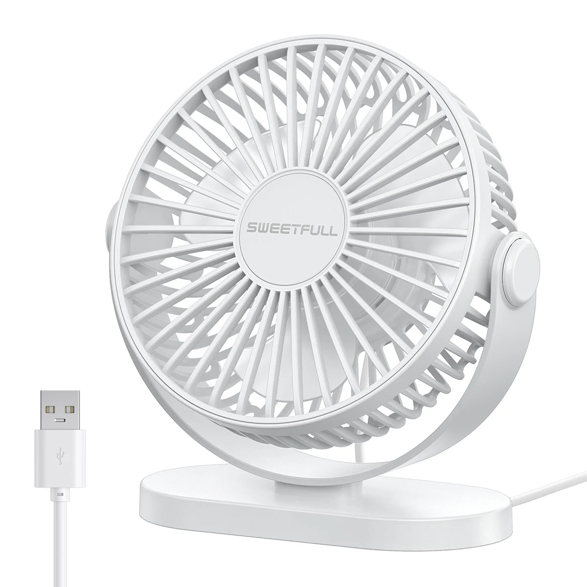 KIMLUD, Mini USB Desktop Fan Portable Hook up Fan Desktop Office USB Quiet Cooling Fans Three Speed Adjustment Suitable For Home Office, KIMLUD Womens Clothes