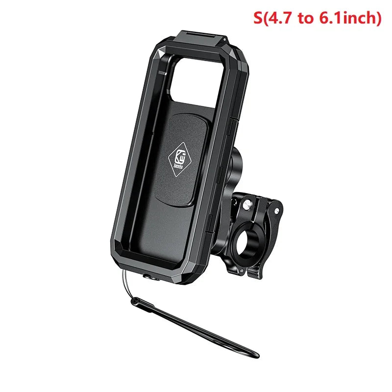 Waterproof Phone Case Bike Motorcycle Handlebar Rear View Mirror 3 to 6.8" Cellphone Mount Bag Motorbike Scooter Phone Stand