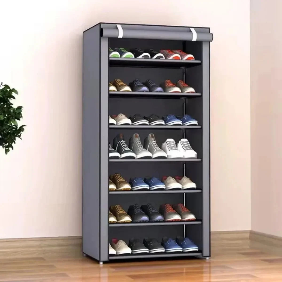 Shoe Rack Organizer Shoe Cabinets Multilayer Nonwoven Dustproof Storage Cabinet Home Hallway Space-saving Cabinets Shoe Shelf