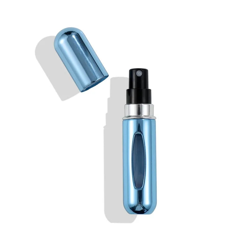 5/10ml Perfume Bottle Portable Refillable Perfume Bottle with Spray Cosmetic Containers Atomizer Mini Aluminum Spray Travel - KIMLUD