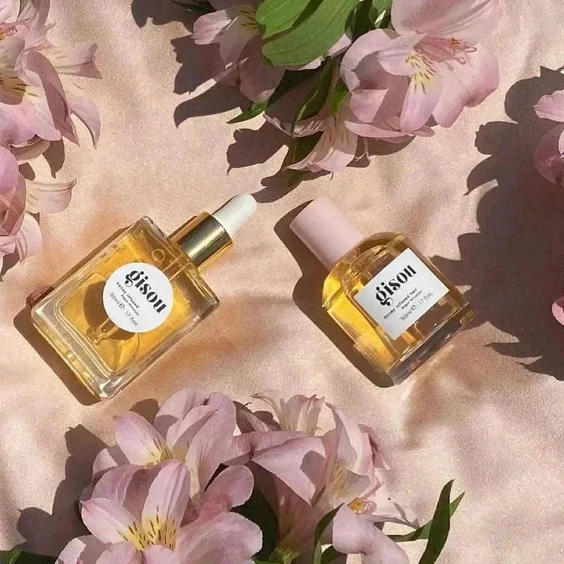 Wild Rose Honey Infused Hair Perfume Travel-Friendly Long-Lasting Fragrance Moisturizing Nourishing Hair Care Essence Oil Duo - KIMLUD