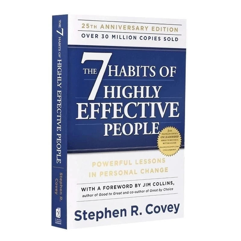 The 7 Habits of Highly Effective People English Original Book By Stephen R. Covey Professional Management Reading Book - KIMLUD