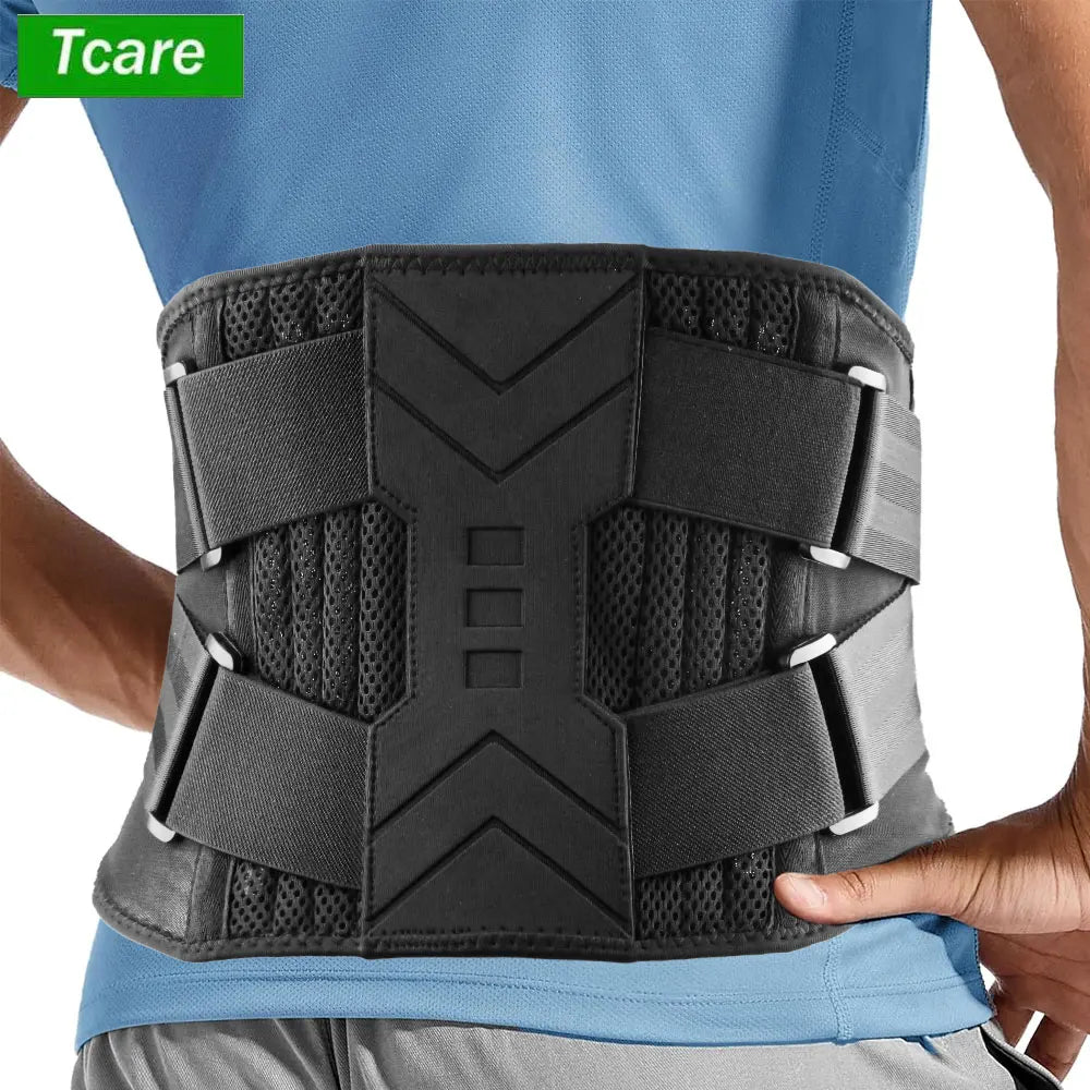 Back Brace for Lower Back Pain Relief - Herniated Disc, Sciatica, Scoliosis, Breathable Waist Support Belt, Lower Back Brace New - KIMLUD