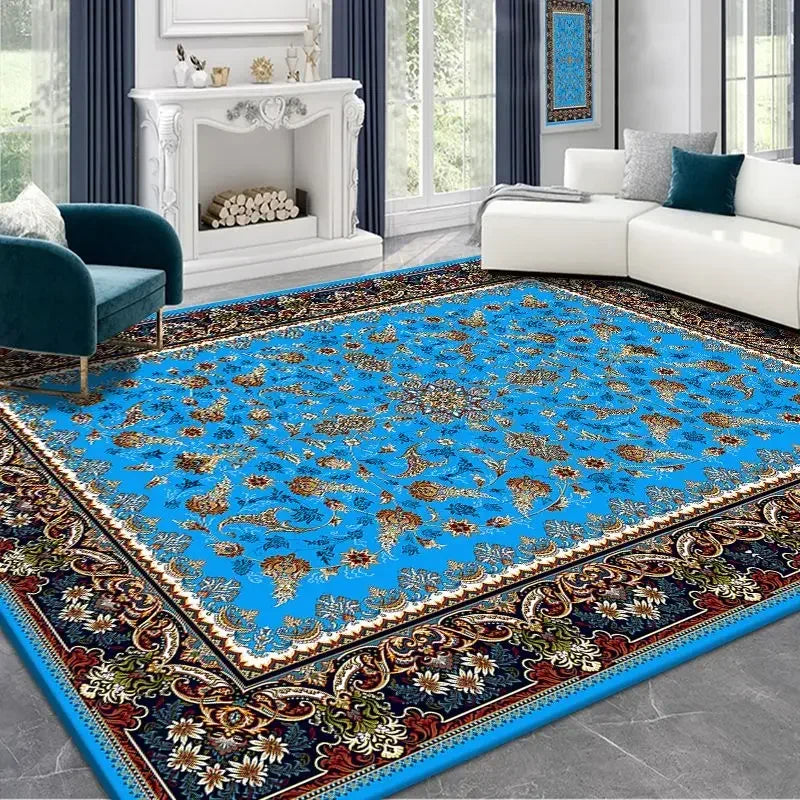 KIMLUD, Oriental Ethnic Style Carpet Living Room Decor Persian Big Size Area Rugs Bedroom Decor 200x300 Washable Non-slip Cloakroom Mats, 9 / 200x300cm 78.7x118in, KIMLUD APPAREL - Womens Clothes