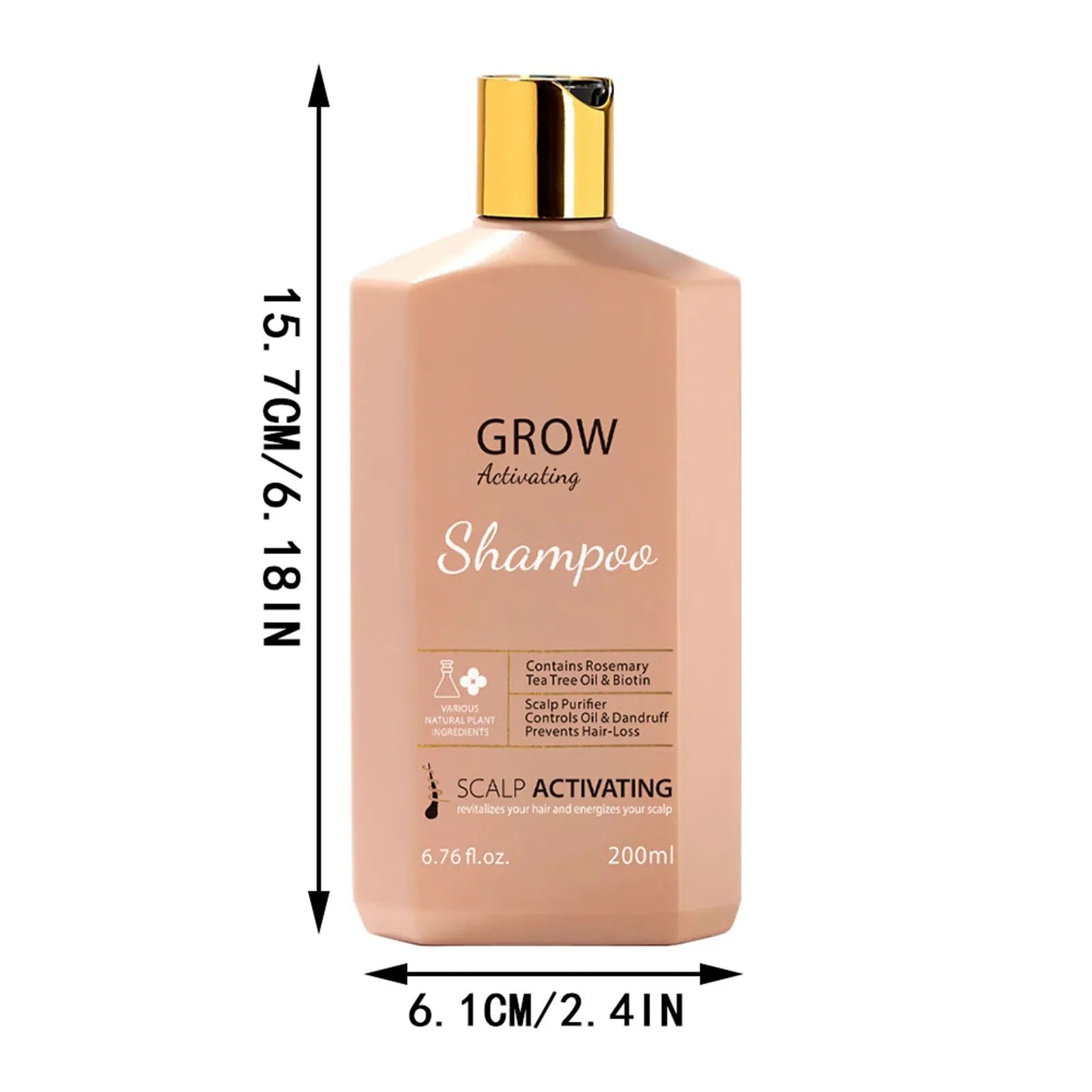 New Growth Activating Shampoo Deeply Nourishes Hair To Prevent Hair Loss While Fighting Chronic Scalp Problems 200ml