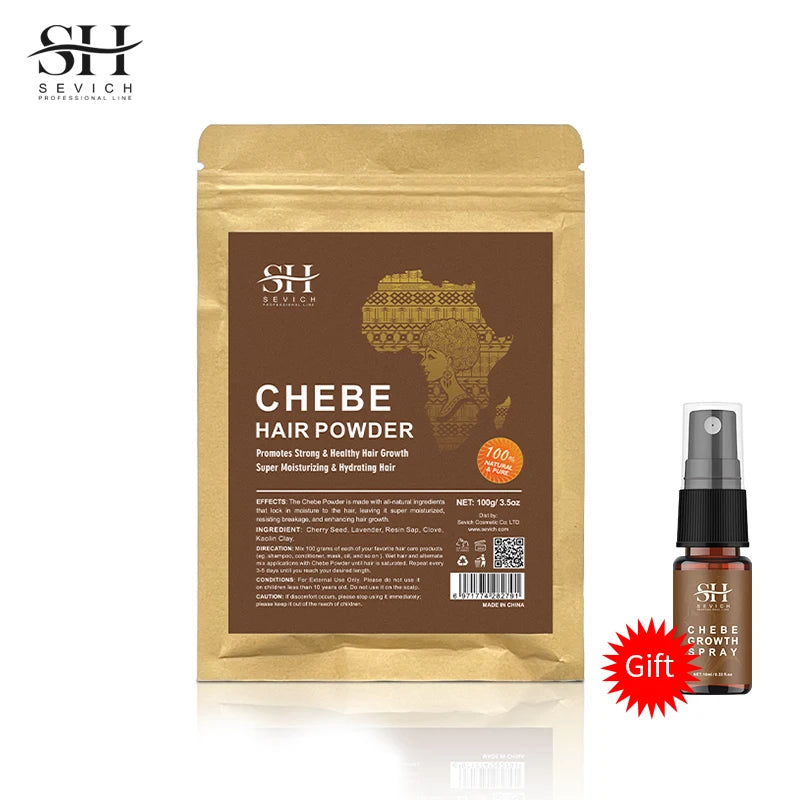 KIMLUD, Sevich Hot sale 100g Chebe Powder From Chad 100% Natural Hair Regrowth 2 Month Super Fast Hair Growth Treatment Get Rid of Wigs, 1pcs chebe power / CHINA, KIMLUD APPAREL - Womens Clothes