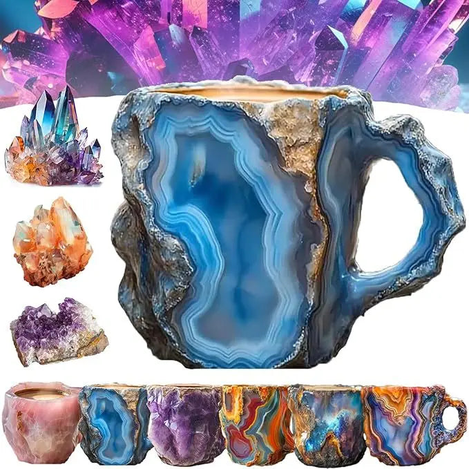 Popular Creative Mineral Crystal Coffee Mugsmake Mug Crystal Coffee Mug High Face Value Household Goods High-Grade Water Cup