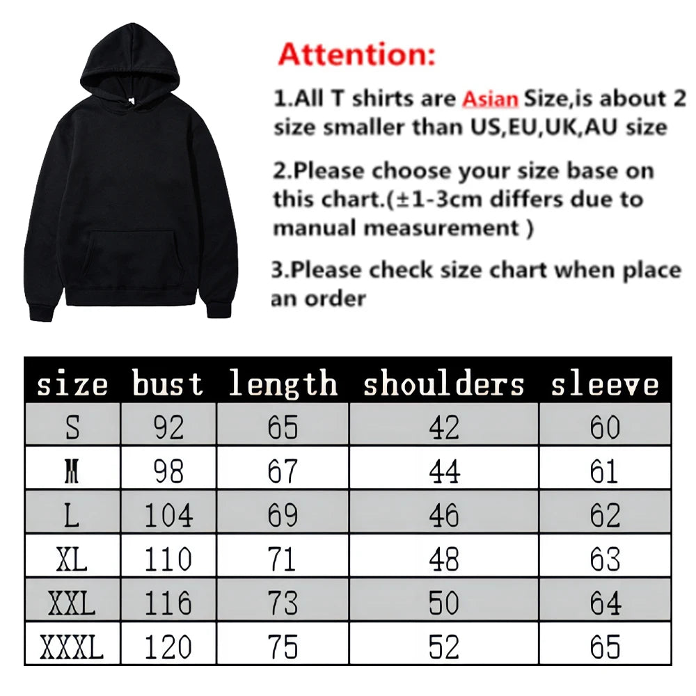 Japanese Anime Demon Slayer Hoodies for Men Akaza Manga Graphic Streetwear Pullover Hoody Long Sleeve Crewneck Hooded Sweatshirt