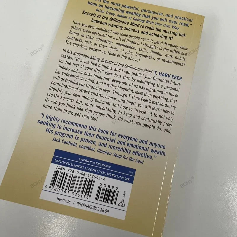 Secrets of The Millionaire Mind: Mastering The Inner Game of Wealth By T. Harv Eker Finance Books In English Paperback - KIMLUD