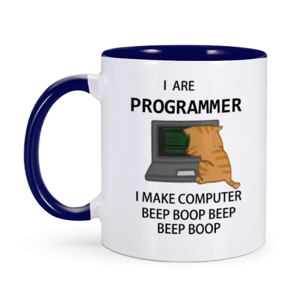 Engineer Mugs Computer Programmer Cups Programming Debugging Teaware Tea Coffee Coffeeware Geek Nerd Coworker Gift Coder Unicode